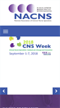 Mobile Screenshot of nacns.org
